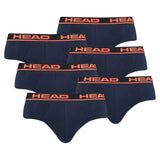 HEAD Herren Brief, 6er Pack - Slip, Logobund, Cotton Stretch