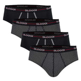 Sloggi Herren Slips 4er Pack - Start midi C4P box, Baumwolle