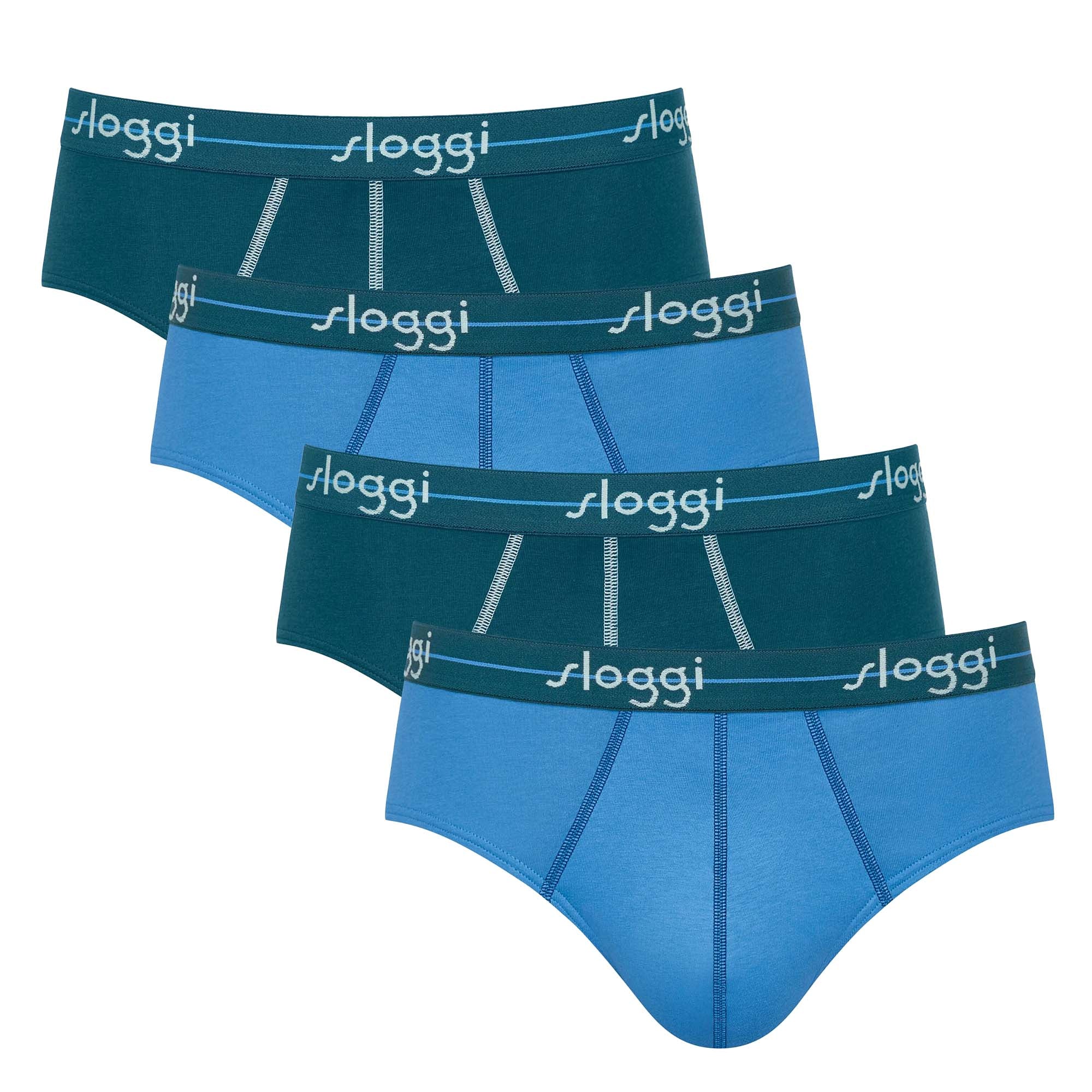 Sloggi Herren Slips 4er Pack - Start midi C4P box, Baumwolle