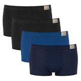 Sloggi Herren Hipster, 4er Pack - GO Natural Hipster C4P, Boxershorts, Cotton Stretch