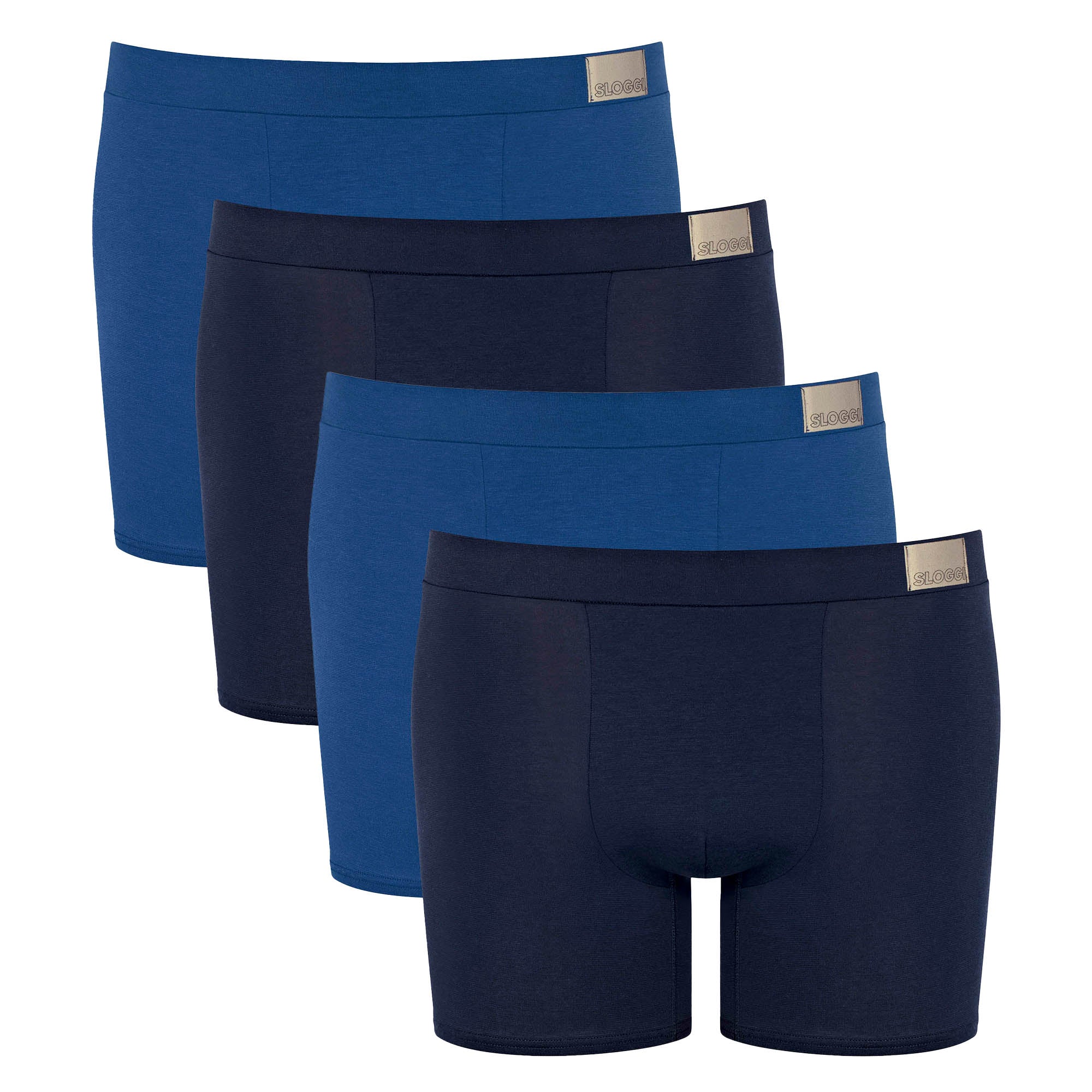 Sloggi Herren Shorts, 4er Pack - GO Natural Short C4P, Boxershorts, Cotton Stretch