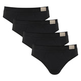 Sloggi Herren Slips, 4er Pack - GO Natural Brief C4P, Unterhose, Cotton Stretch