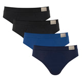 Sloggi Herren Slips, 4er Pack - GO Natural Brief C4P, Unterhose, Cotton Stretch