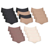 Sloggi Damen Shorts, 4er Pack - Zero Microfibre 2.0 Shorts, Mikrofaser, einfarbig