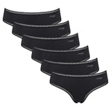 Sloggi Damen Hipster-Slips, 6er Pack - GO Crush Hipster C6P, Unterhose, Stretch-Baumwolle