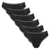 Sloggi Damen Slips, 6er Pack - GO Crush High Leg C6P, Unterhose, Stretch-Baumwolle
