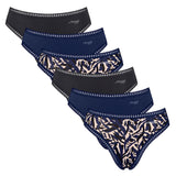 Sloggi Damen Slips, 6er Pack - GO Crush High Leg C6P, Unterhose, Stretch-Baumwolle