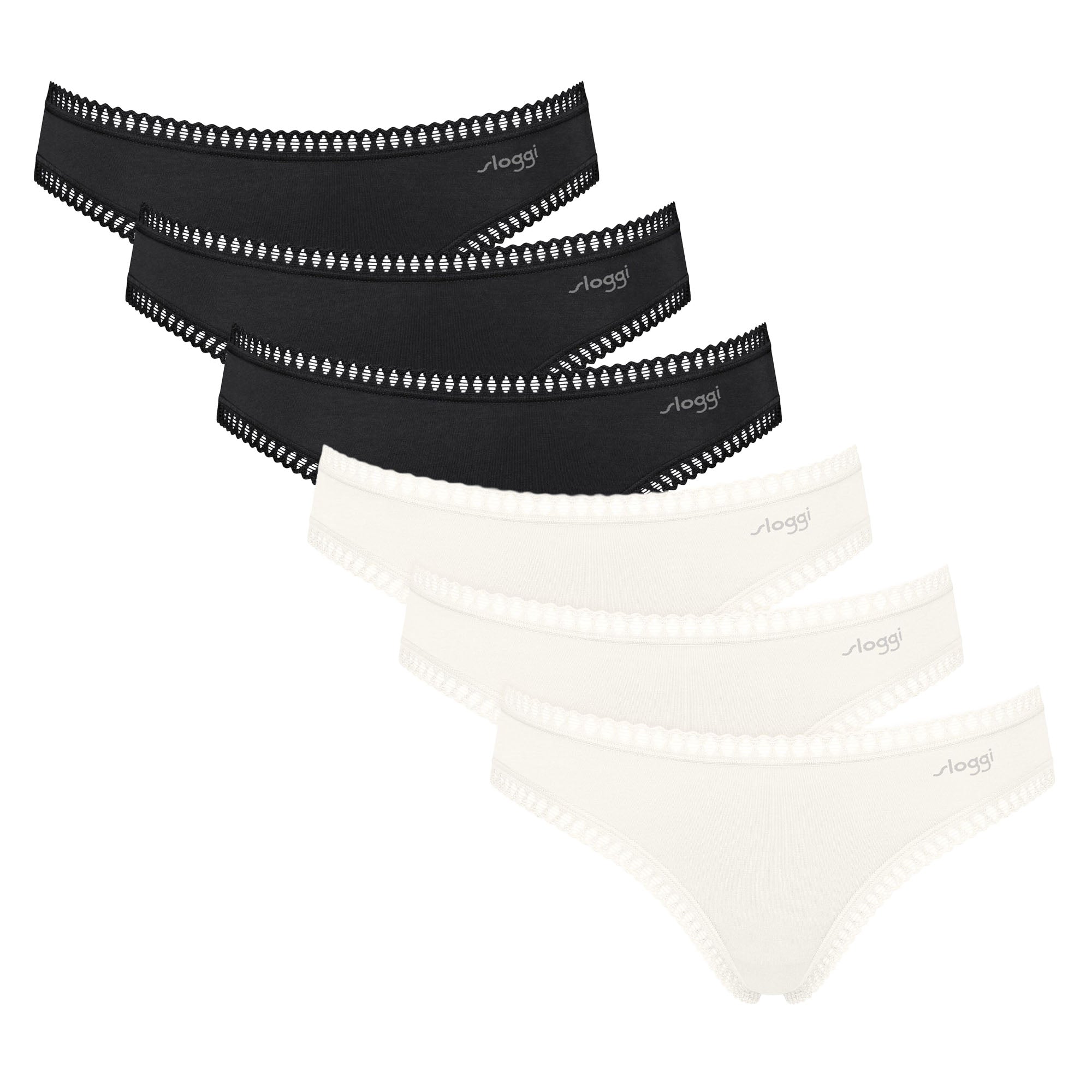 Sloggi ladies' briefs, 6-pack - GO Crush Mini C6P, pants, stretch cotton