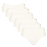 Sloggi Damen Slips, 6er Pack - GO Daily Cotton Midi 6P, Unterhose, Stretch-Baumwolle