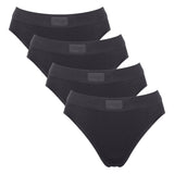 Sloggi Damen Slips, 4er Pack - Double Comfort Tai 4P, Unterhose, Stretch-Baumwolle
