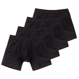 SCHIESSER Herren Shorts 4er Pack - Cotton Essentials, Authentic, Nadelzug, uni