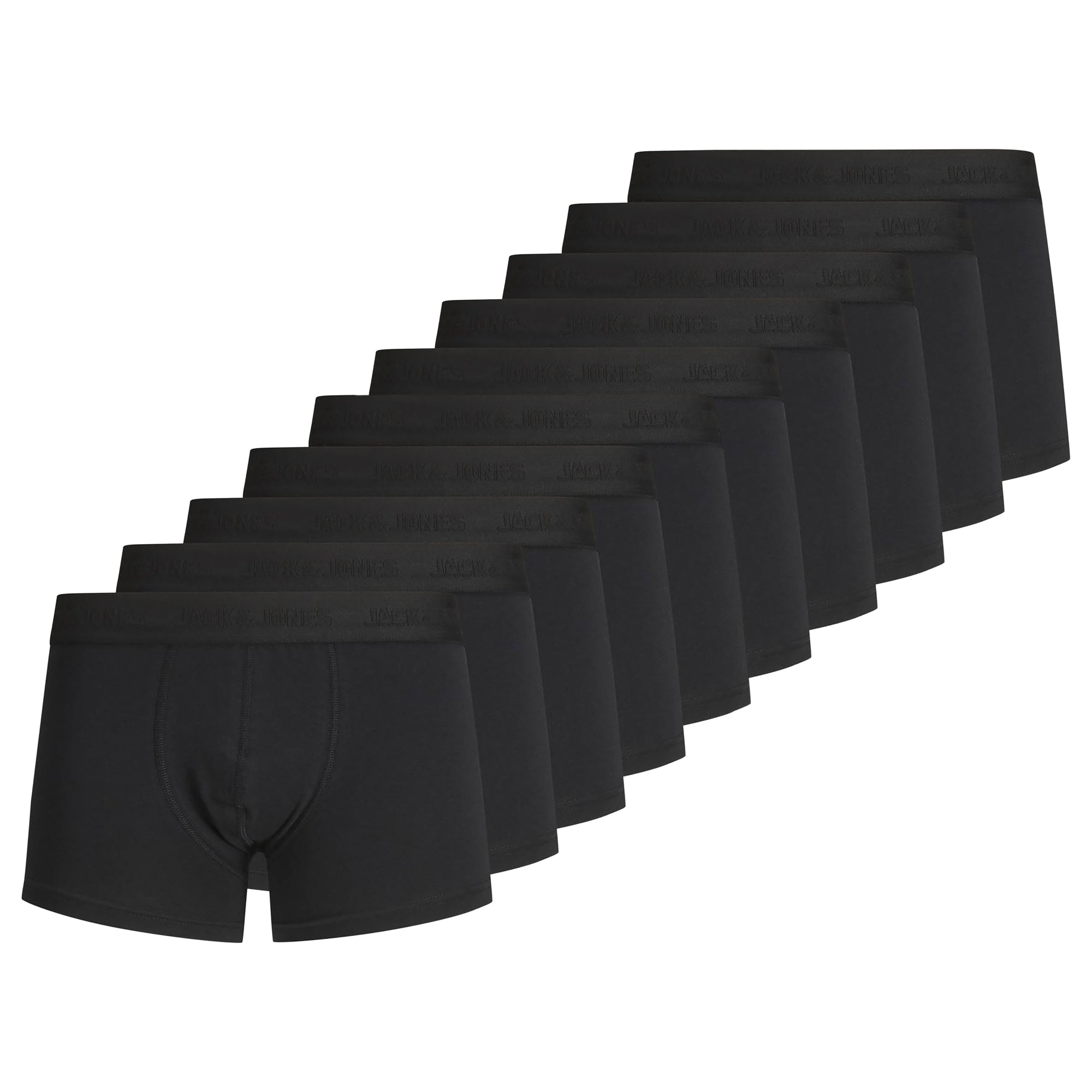 Jack & Jones Men's Boxer Shorts, 10-Pack -  JACTONE IN TONE TRUNKS, Cotton Stretch