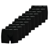 JACK&JONES Herren Boxer Shorts, 10er Pack - JACHUEY TRUNKS PLUS, Baumwoll-Stretch