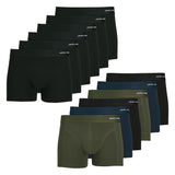 JACK&JONES Men's Boxer Shorts, 6-Pack - JACBASIC BAMBOO TRUNKS, Viscose-Cotton Blend