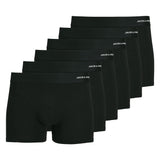JACK&JONES Herren Boxershorts, 6er Pack - JACBASIC BAMBOO TRUNKS, Viskose-Baumwoll-Mix