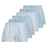 JACK&JONES Herren Web-Boxershorts, 6er Pack - JACMILANO WOVEN BOXERS 6 PACK , Baumwolle