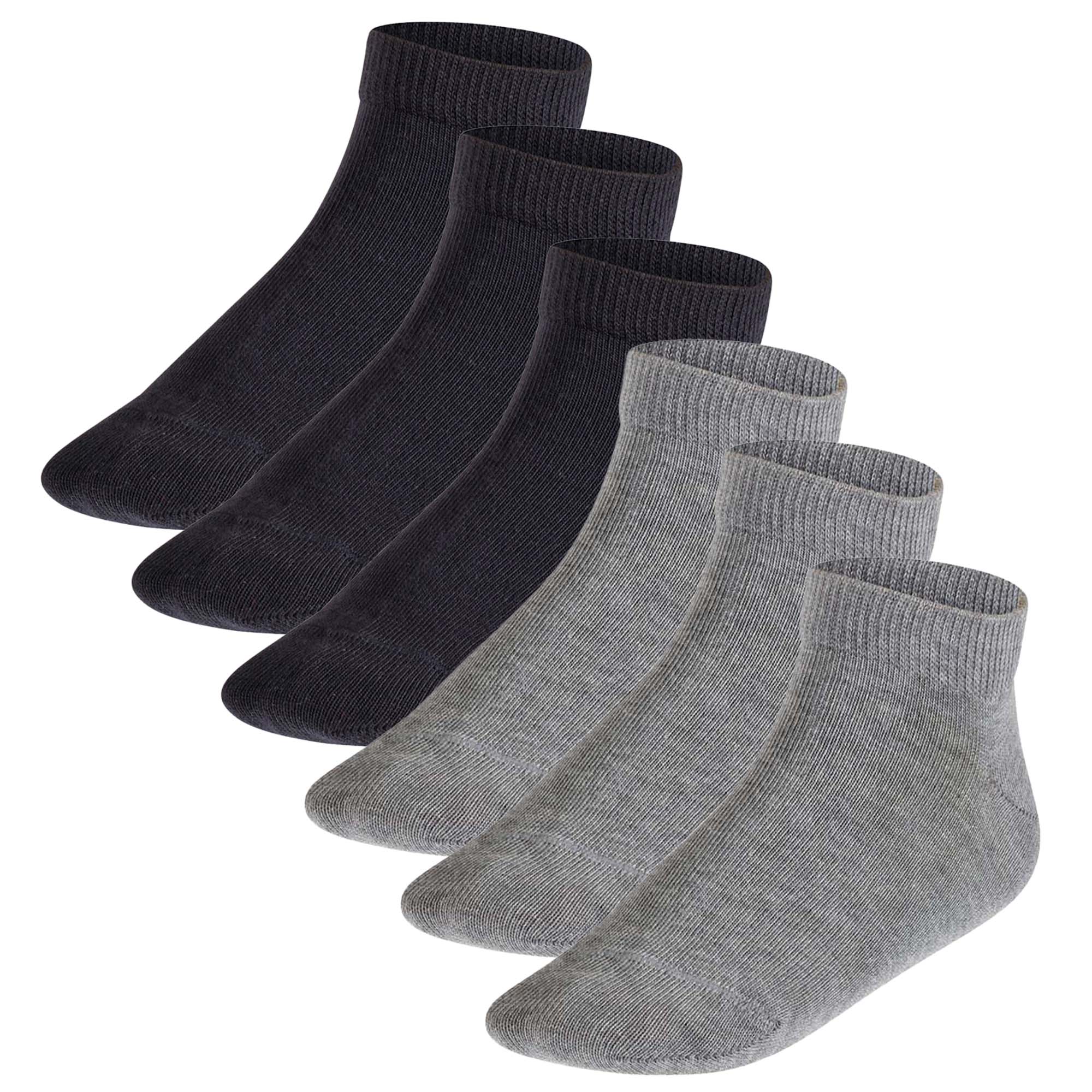 FALKE Kinder Sneakersocken, 6er Pack - Happy, Kurzsocken, einfarbig