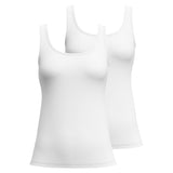 CALIDA Damen Tank Top 2er Pack - Essential Cotton, Unterhemd, Top, Jersey, einfarbig