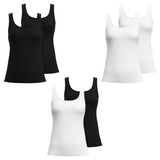 CALIDA Damen Tank Top 2er Pack - Essential Cotton, Unterhemd, Top, Jersey, einfarbig