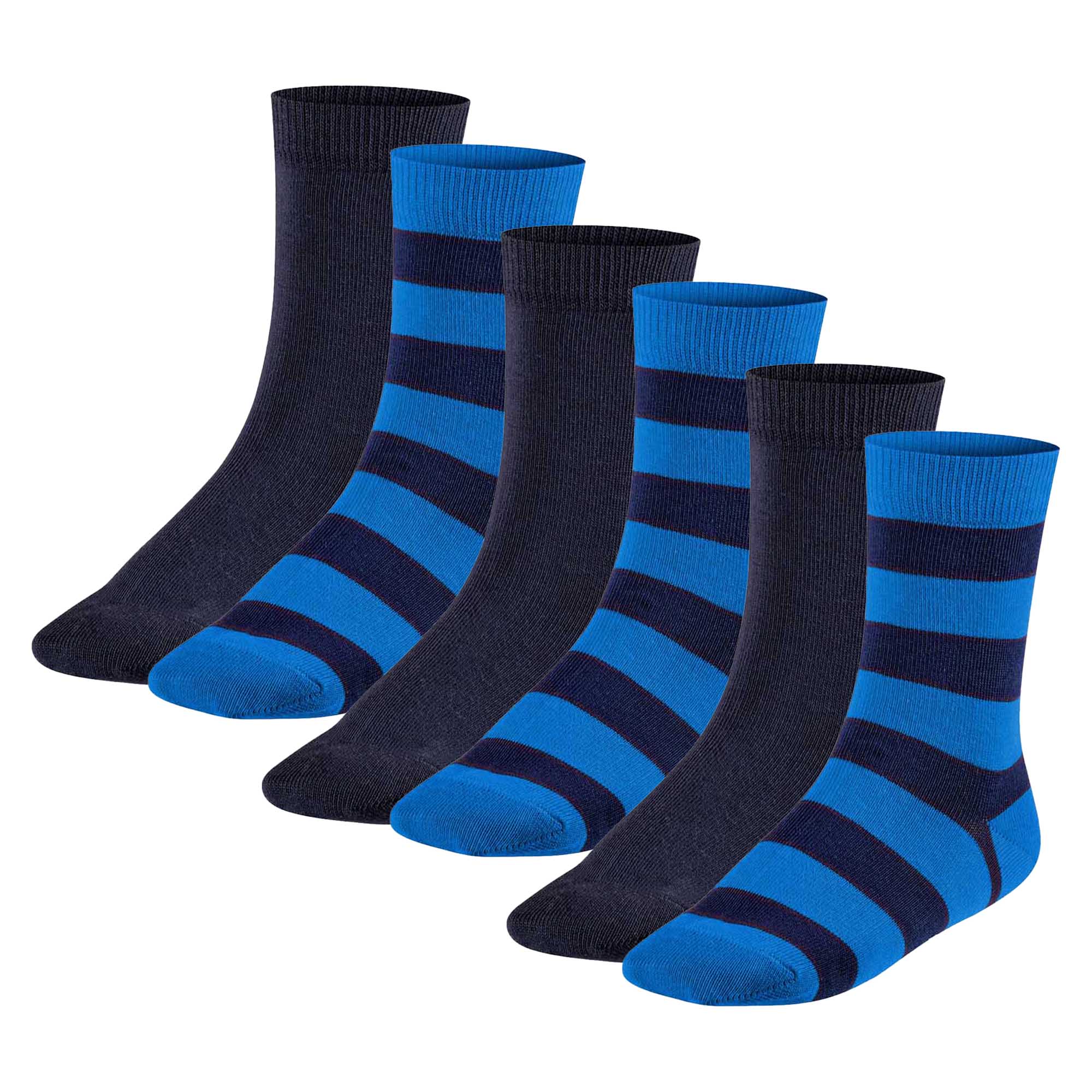 FALKE Kinder Socken, 6er Pack - Happy Stripe, Kurzsocken, gestreift