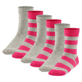 FALKE Kinder Socken, 6er Pack - Happy Stripe, Kurzsocken, gestreift