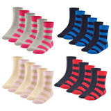 FALKE Kinder Socken, 6er Pack - Happy Stripe, Kurzsocken, gestreift
