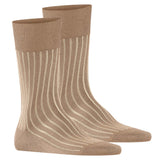 FALKE Herren Socken 2er Pack - Shadow, Strümpfe, Baumwolle, Logo, lang, einfarbig