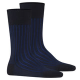 FALKE Herren Socken 2er Pack - Shadow, Strümpfe, Baumwolle, Logo, lang, einfarbig