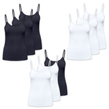 ONLY Damen Spaghetti-Top 3er Pack - ONLEA NEW SINGLET JRS, Unterhemd, Stretch