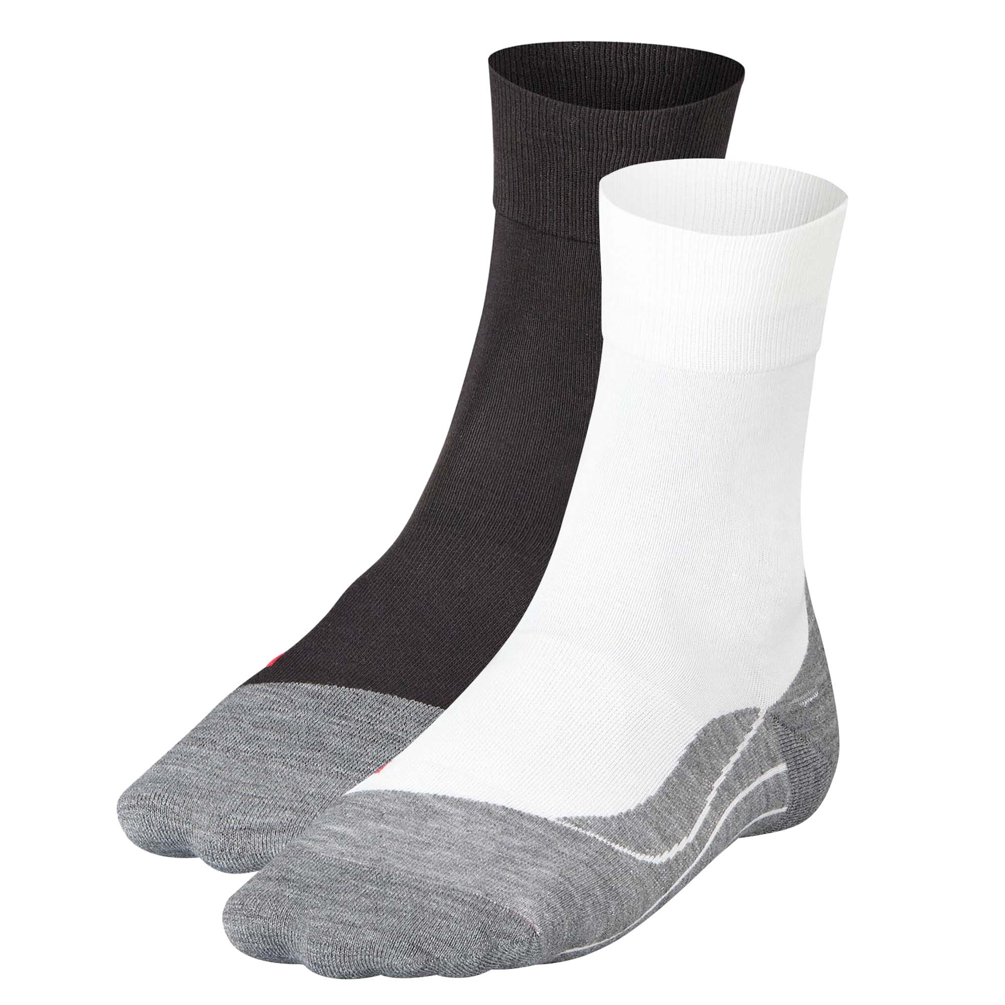 FALKE Mens Ergonomic Fitness Running Socks, Sport System Pack of 2 - RU4 Sports Socks