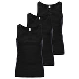 AMMANN Herren Unterhemd 3er Pack - Jeans, Verlängerter Rücken, Baumwollmischung