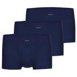 AMMANN Herren Boxershorts 3er Pack - Retro Shorts Jeans, Weichbund, elastischer Beinabschluss, Feinripp, Baumwollmischung