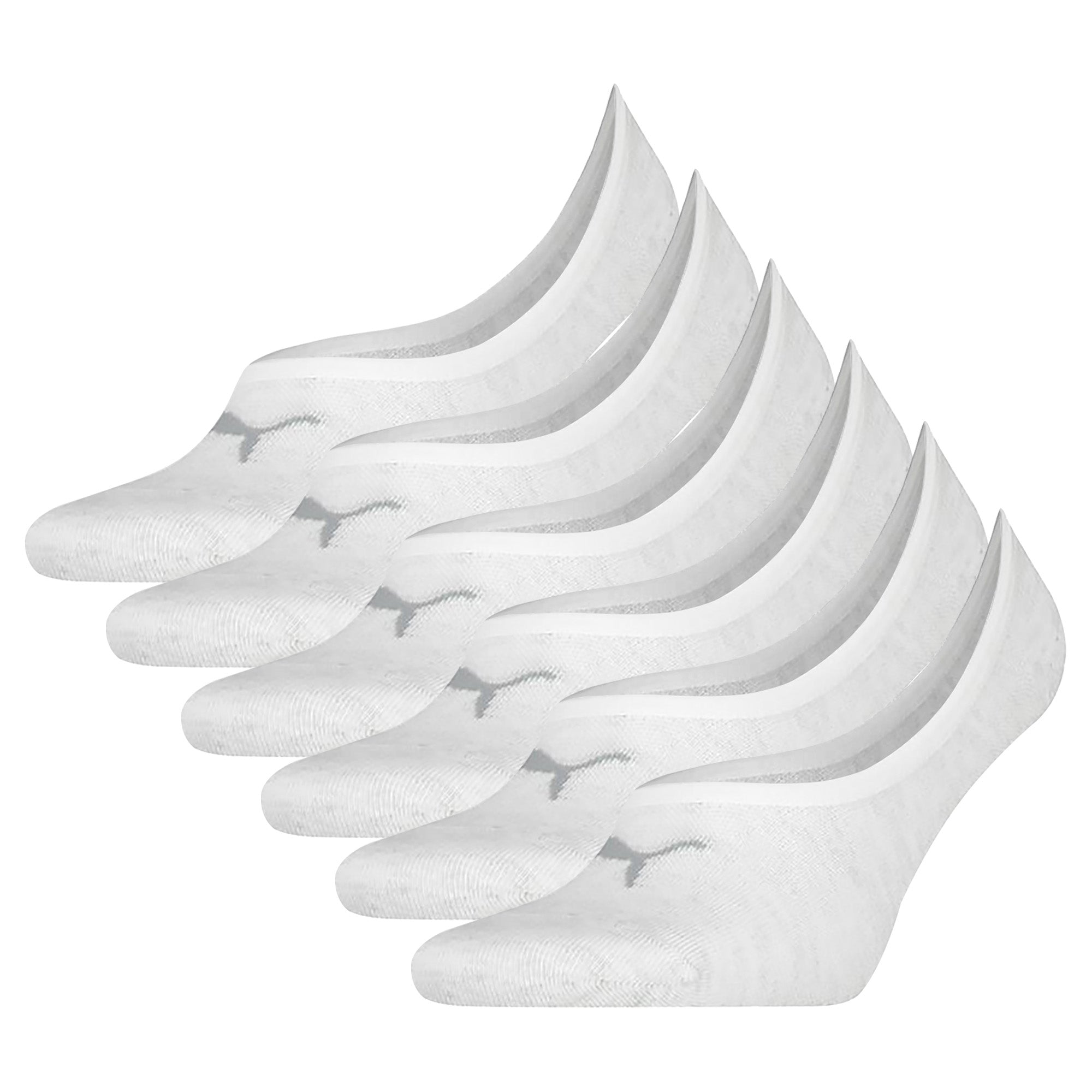 PUMA Unisex Füßlinge, 6er Pack - Footie, einfarbig