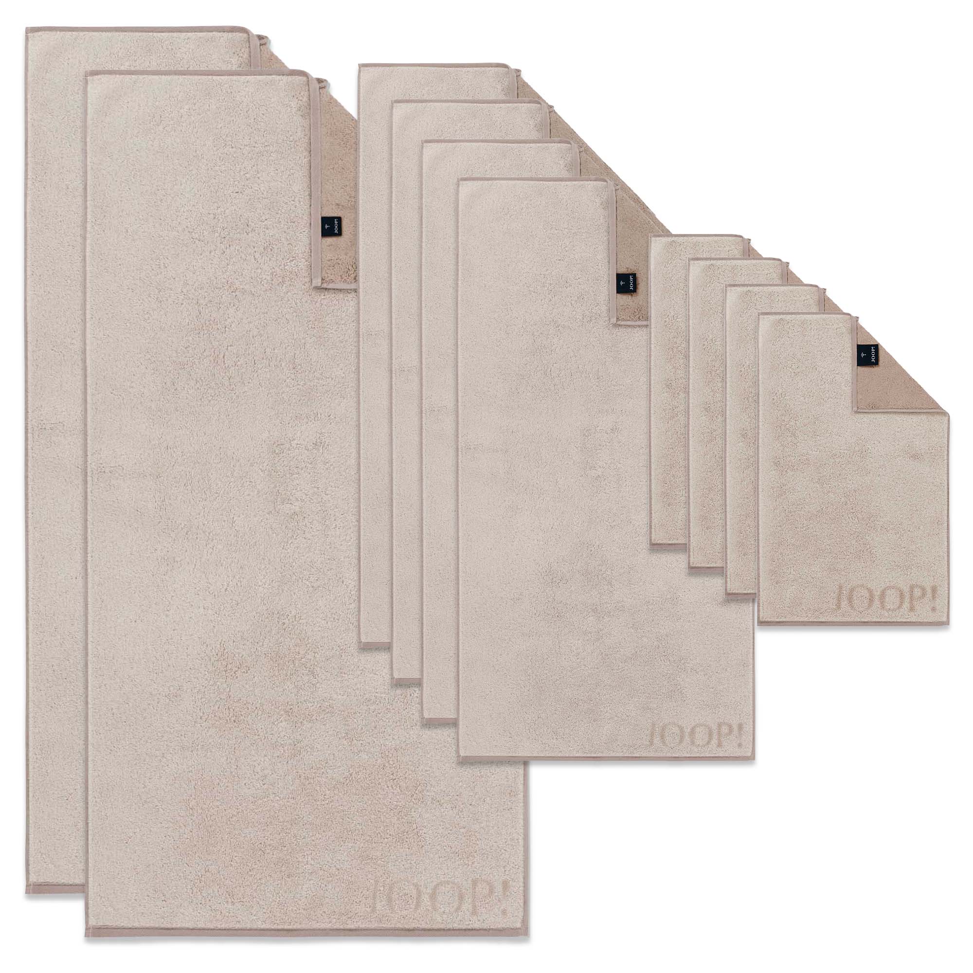 JOOP! Handtuch Set, 10-tlg. - J! Joop! Contour, 2x Duschtuch, 4x Handtuch, 4x Gästetuch