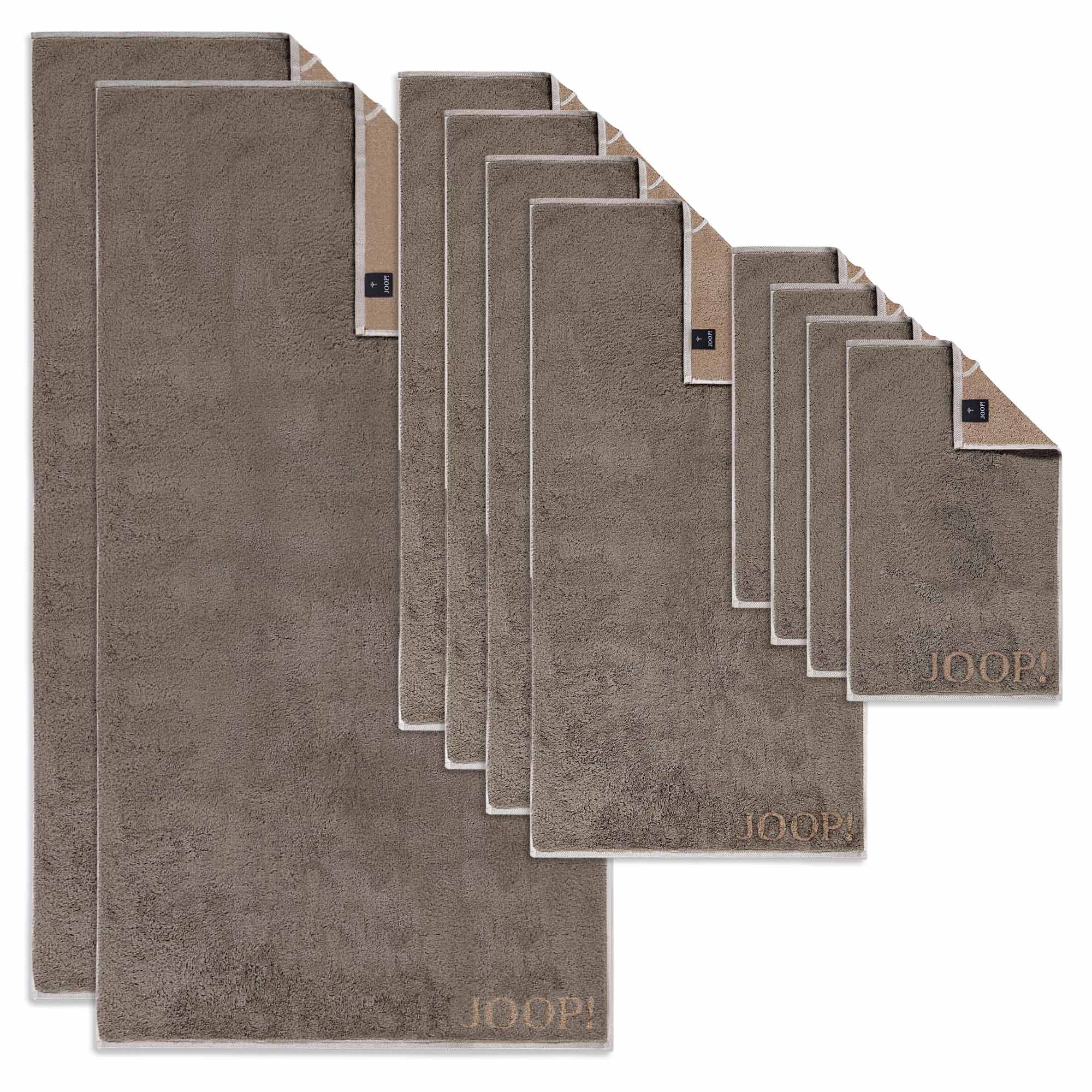 JOOP! Handtuch Set, 10-tlg. - J! Joop! Contour, 2x Duschtuch, 4x Handtuch, 4x Gästetuch