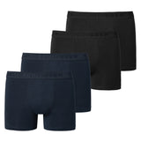 SCHIESSER Jungen Shorts 4er Pack - Serie 95/5, einfarbig, Organic Cotton