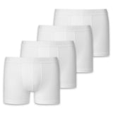 SCHIESSER Jungen Shorts 4er Pack - Serie 95/5, einfarbig, Organic Cotton
