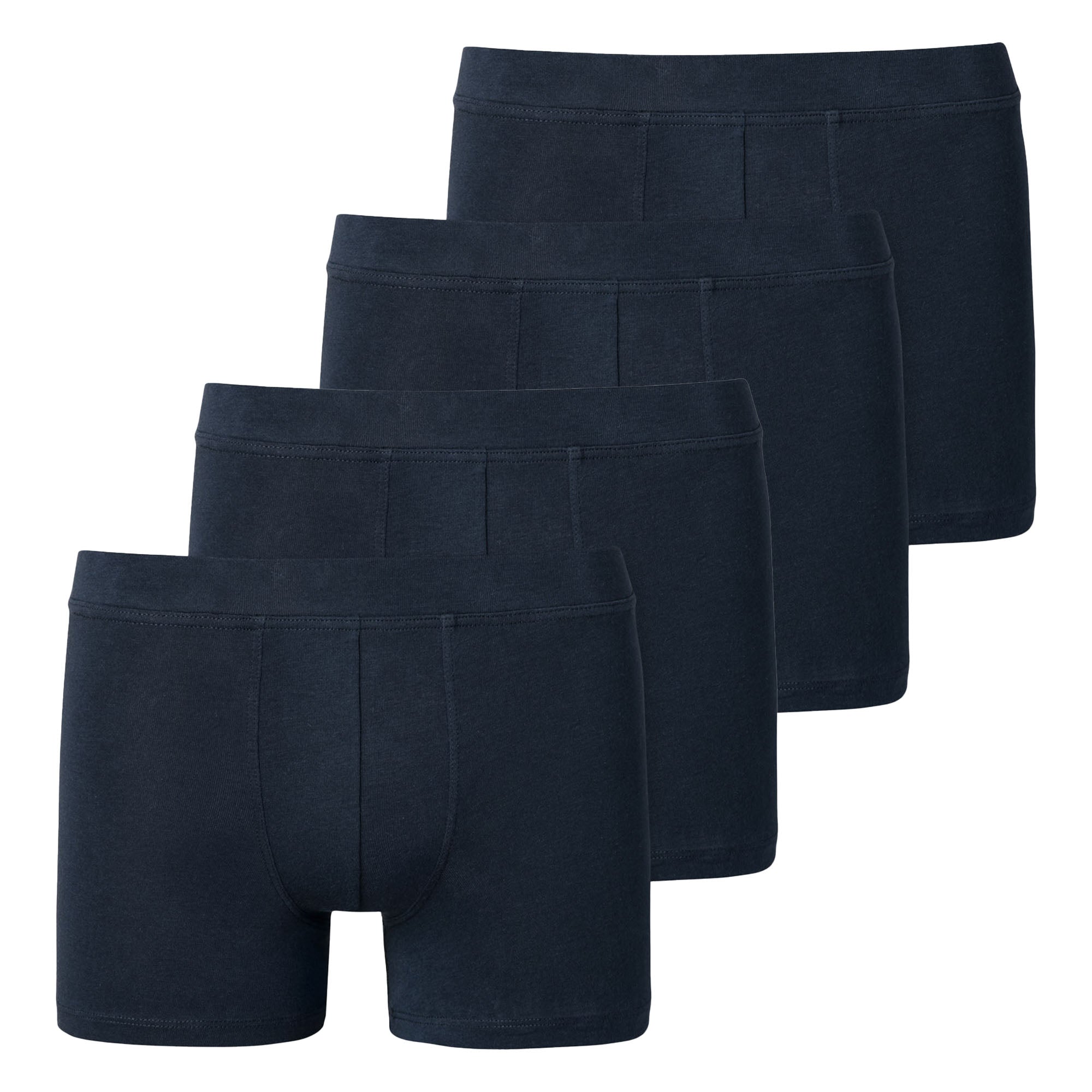 SCHIESSER Jungen Boxerhorts, 4er Pack - Unterhose, Pants, Cotton Stretch, 140-176