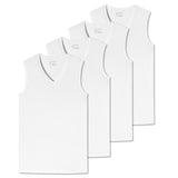 SCHIESSER Herren Tanktop 4er Pack - Serie "95/5", V-Ausschnitt, S-XXL