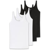 SCHIESSER Damen Trägertop, 4er Pack - Single Jersey, Serie 95/5, uni