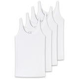 SCHIESSER Damen Trägertop, 4er Pack - Single Jersey, Serie 95/5, uni