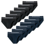 SCHIESSER Herren Slips, 6er Pack - "95/5", Rio Briefs, Logo-Bund, Stretch Baumwolle