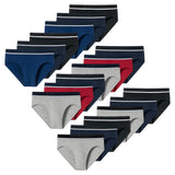 SCHIESSER Herren Slips, 6er Pack - "95/5", Rio Briefs, Logo-Bund, Stretch Baumwolle
