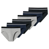 SCHIESSER Herren Slips, 6er Pack - "95/5", Rio Briefs, Logo-Bund, Stretch Baumwolle