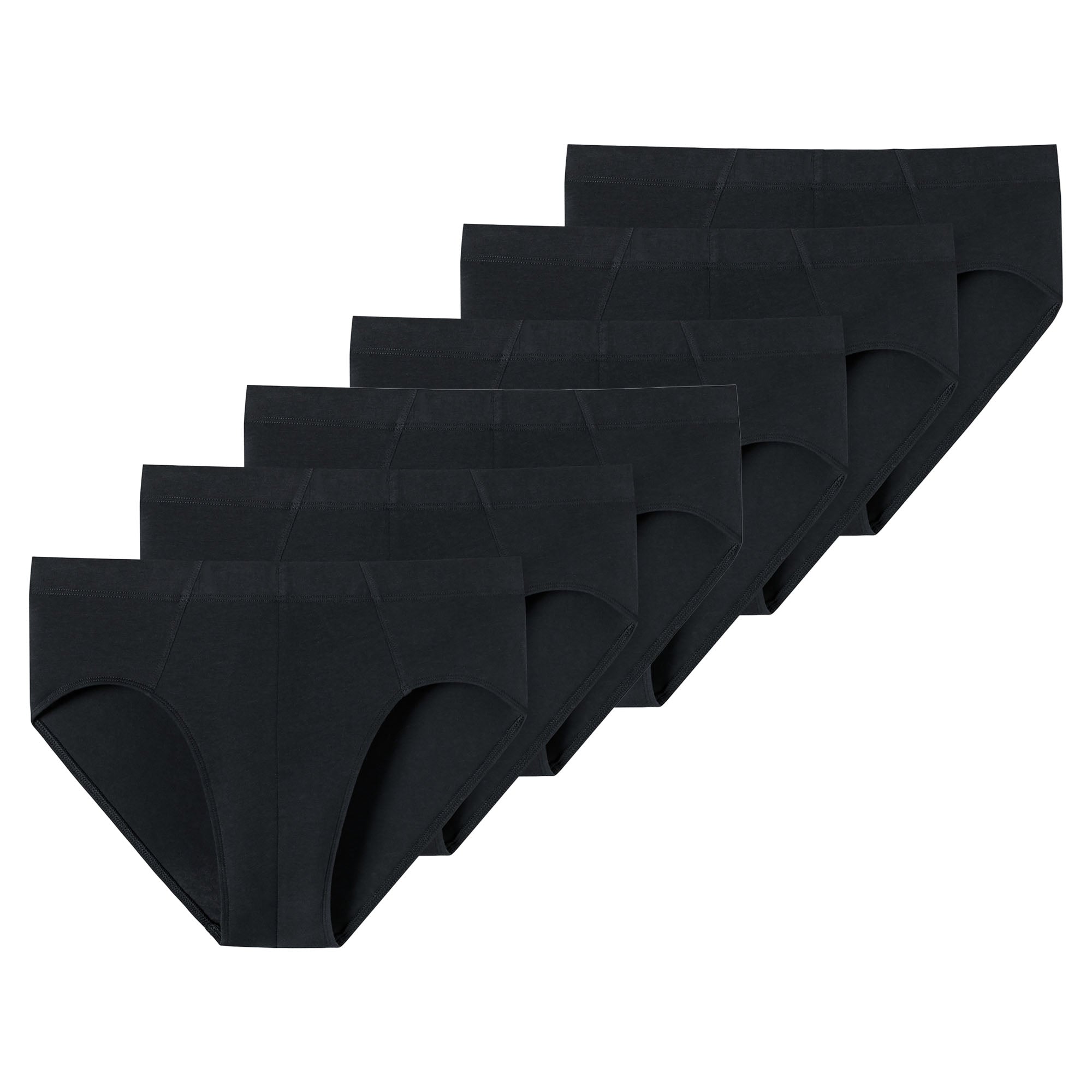 SCHIESSER Herren Slips, 6er Pack - "95/5", Supermini Briefs, Stretch Baumwolle