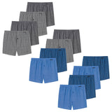 SCHIESSER Herren Web-Boxershorts, 4er Pack - Unterhose, Baumwolle