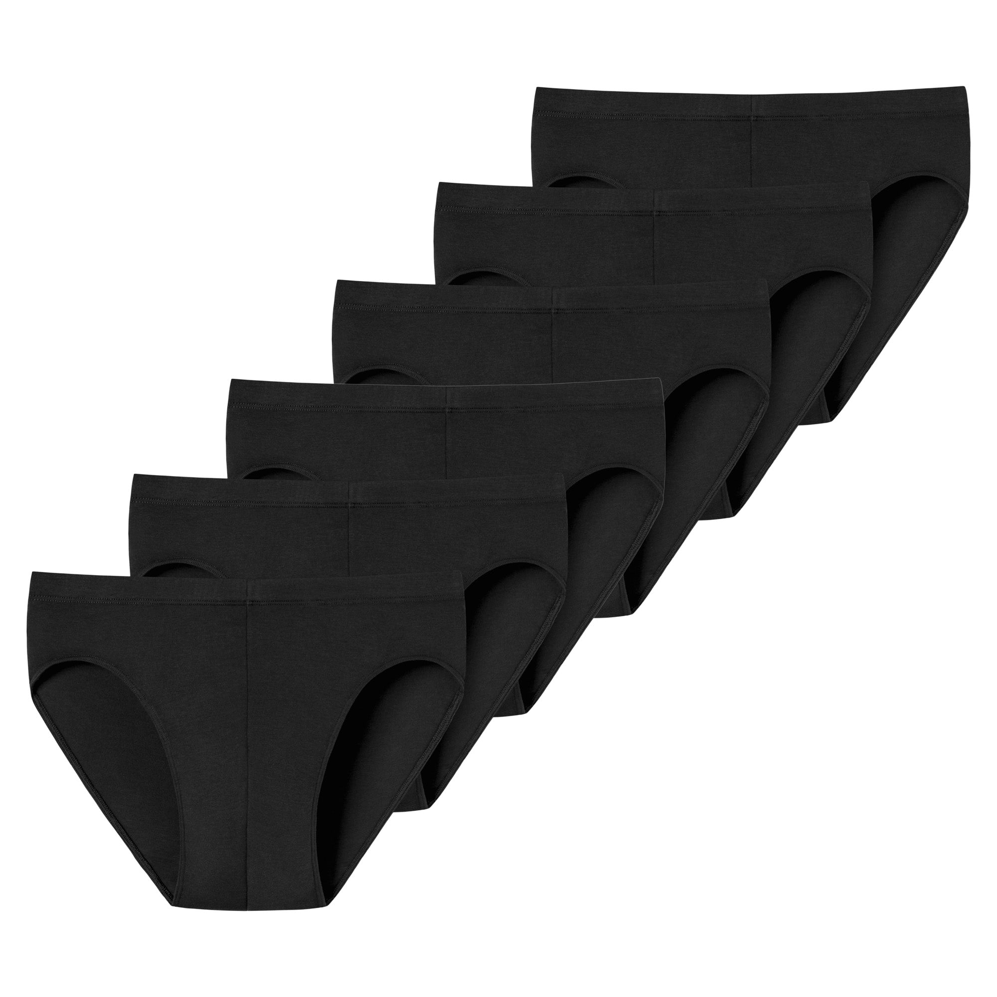 UNCOVER by SCHIESSER Herren Slip, 6er Pack - UNCOVER Cotton, Supermini, Single Jersey