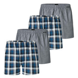SCHIESSER Herren Web-Boxershorts, 4er Pack - Webware, Unterhose, Baumwolle