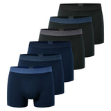 SCHIESSER Herren Boxershorts, 6er Pack - "95/5", Trunks, Cotton Stretch, Logobund