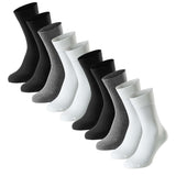 SCHIESSER Herren Socken, 10er Pack - "Bluebird", Baumwoll-Mix, uni/gemustert